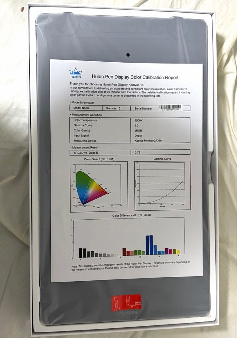 2025年製Huion Kamvas 16 (Gen 3) +フェルト芯10本付