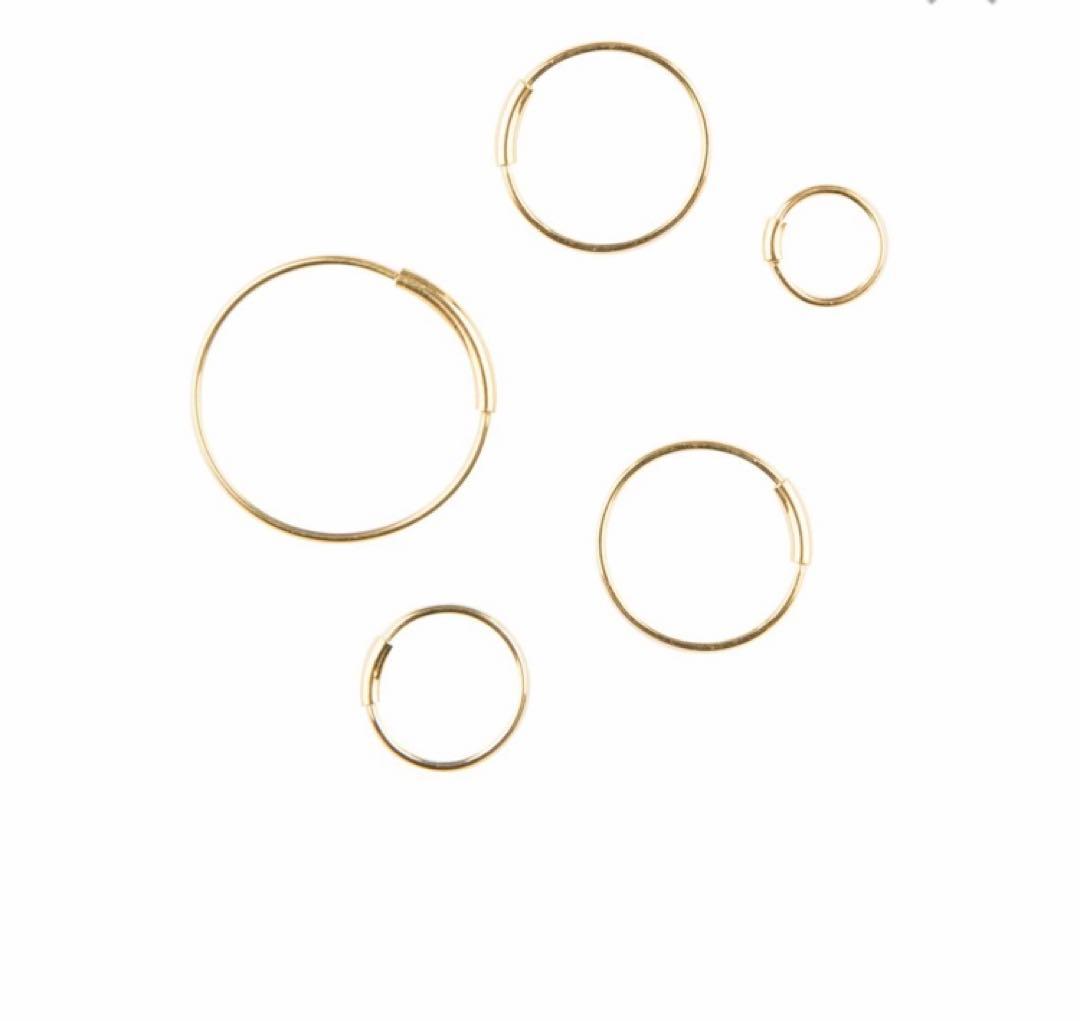 マリアブラック　Basic 8 Hoops ゴールド　ピアス　新品未使用