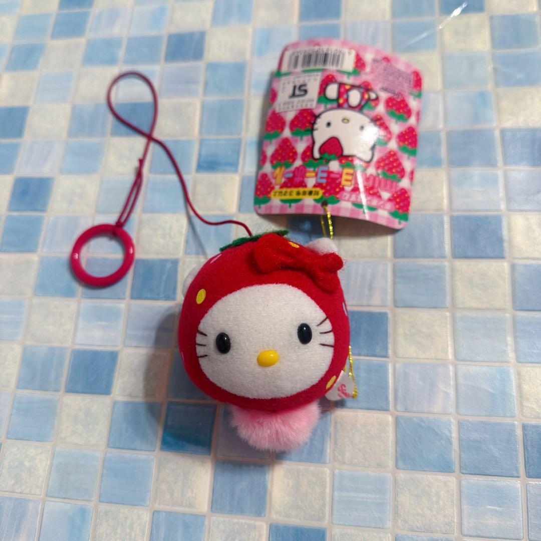 サンリオ　ハローキティ ストラップ ぬいぐるみ　mini　ヨーヨーボール　激レア
