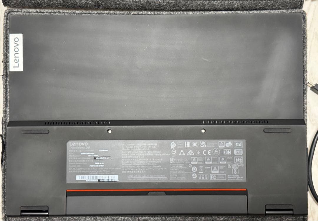 Lenovo Thinkvision M14d 中古2台セット保証付