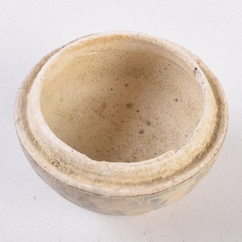 タイ古陶磁　スンコロク　宋胡録　合子　蓋物　箱付　M　R8933