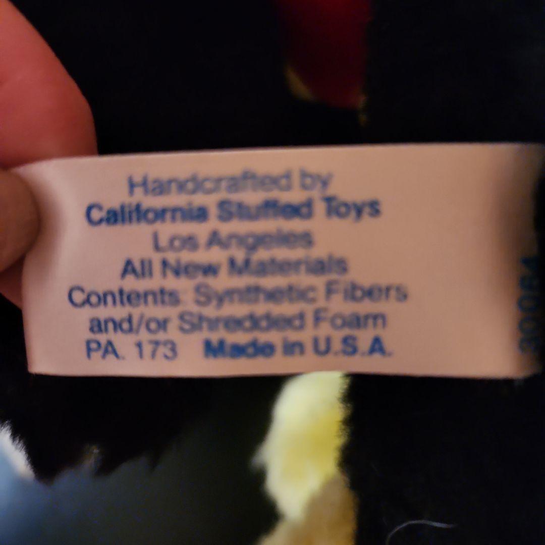ヴィンテージミッキーマウスぬいぐるみ　アメリカ製　手作りぬいぐるみ