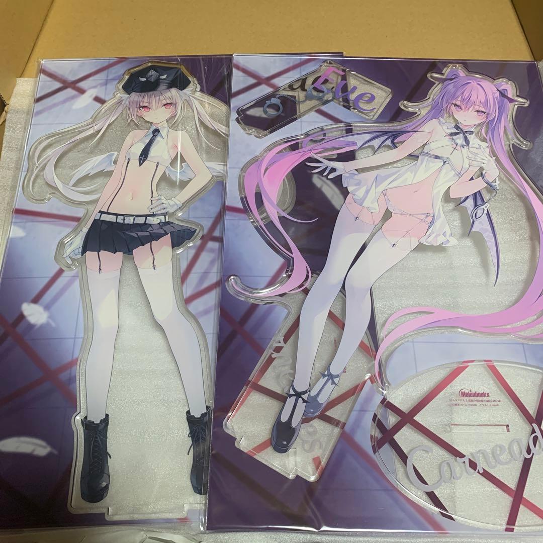 カルネアデス天使警察エルと気弱な悪魔　超でかアクリルフィギュア　rurudo