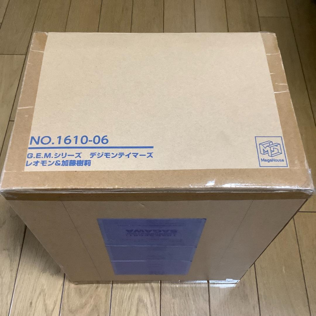 未開封 レオモン＆加藤樹莉 G.E.Mシリーズ デジモンテイマーズ フィギュア