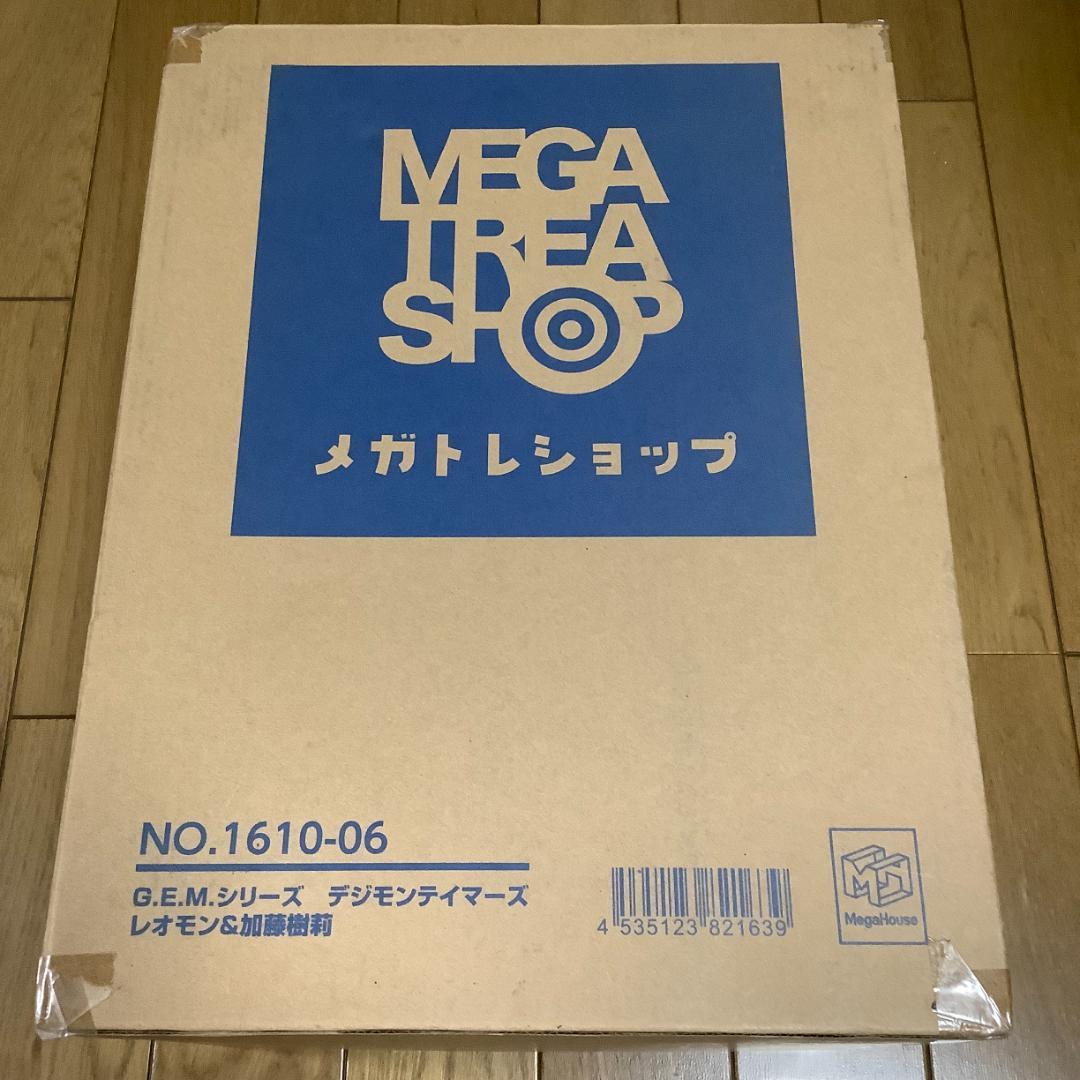 未開封 レオモン＆加藤樹莉 G.E.Mシリーズ デジモンテイマーズ フィギュア