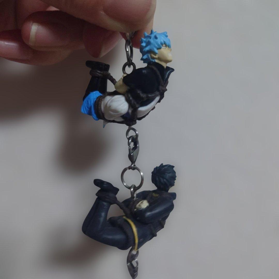 銀魂 銀時 土方 お縄 フィギュアマスコット