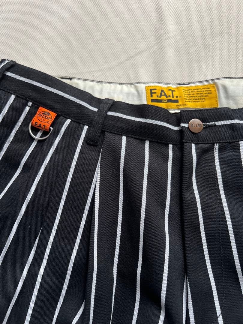RED KAP×F.A.T.ストライプ チノパン