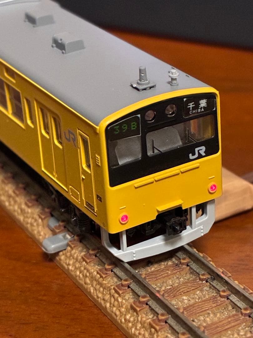 201系(総武線色)基本セット　kato ライト点灯動力動作確認済