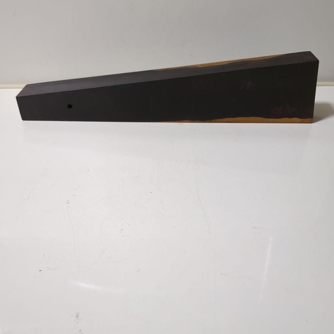 茶道具 花入れ 黒柿 渓雲