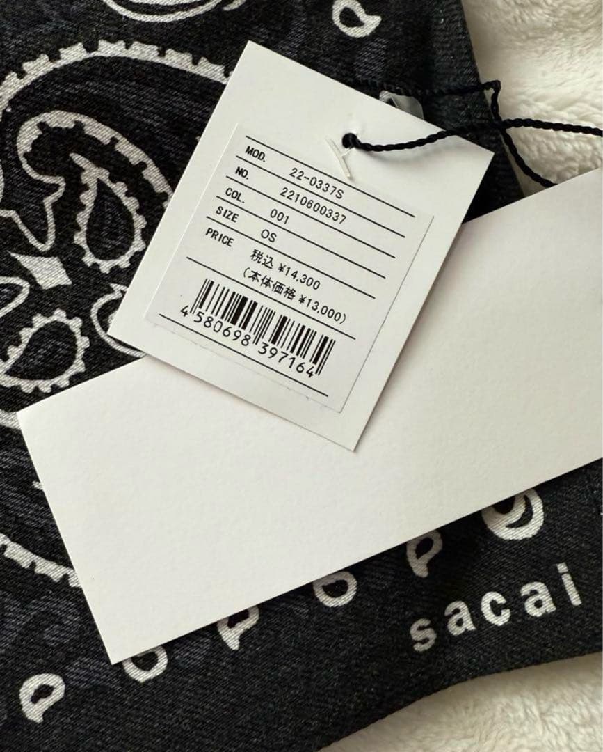 Sacai バンダナスカーフ3種