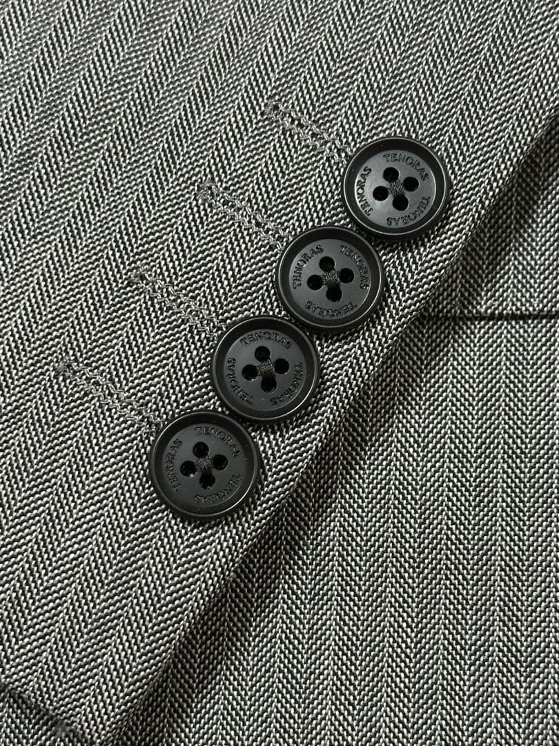 美品 TENORAS ティノラス 3ピース ライトグレー USED