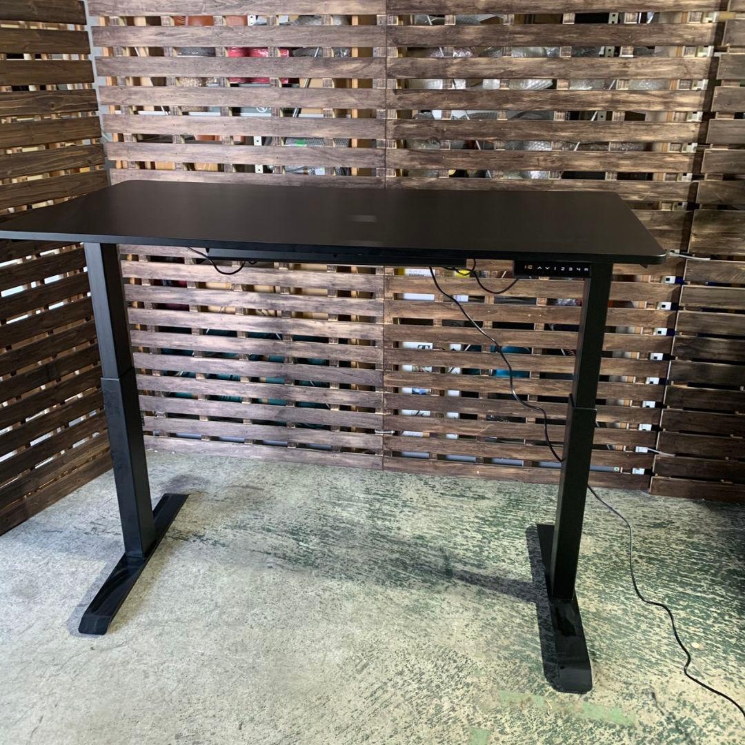 H762 山善 昇降デスク 電動 昇降式 スタンディングデスク ELD-1470