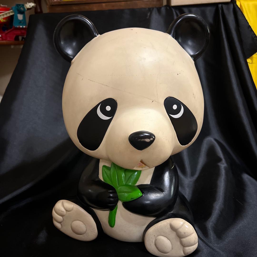 三菱銀行パンダ貯金箱　昭和レトロ　ビッグサイズ　ノベルティー　非売品　　店頭用