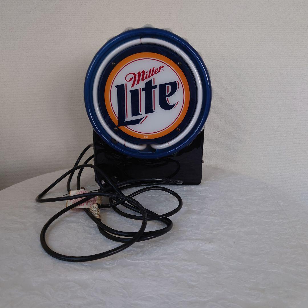 【アンティーク】Miller Lite　ネオンサイン【レア】