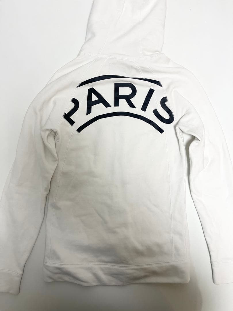 【美品‼️】JORDAN×PSG パリサンジェルマン　スウェット　パーカー　白