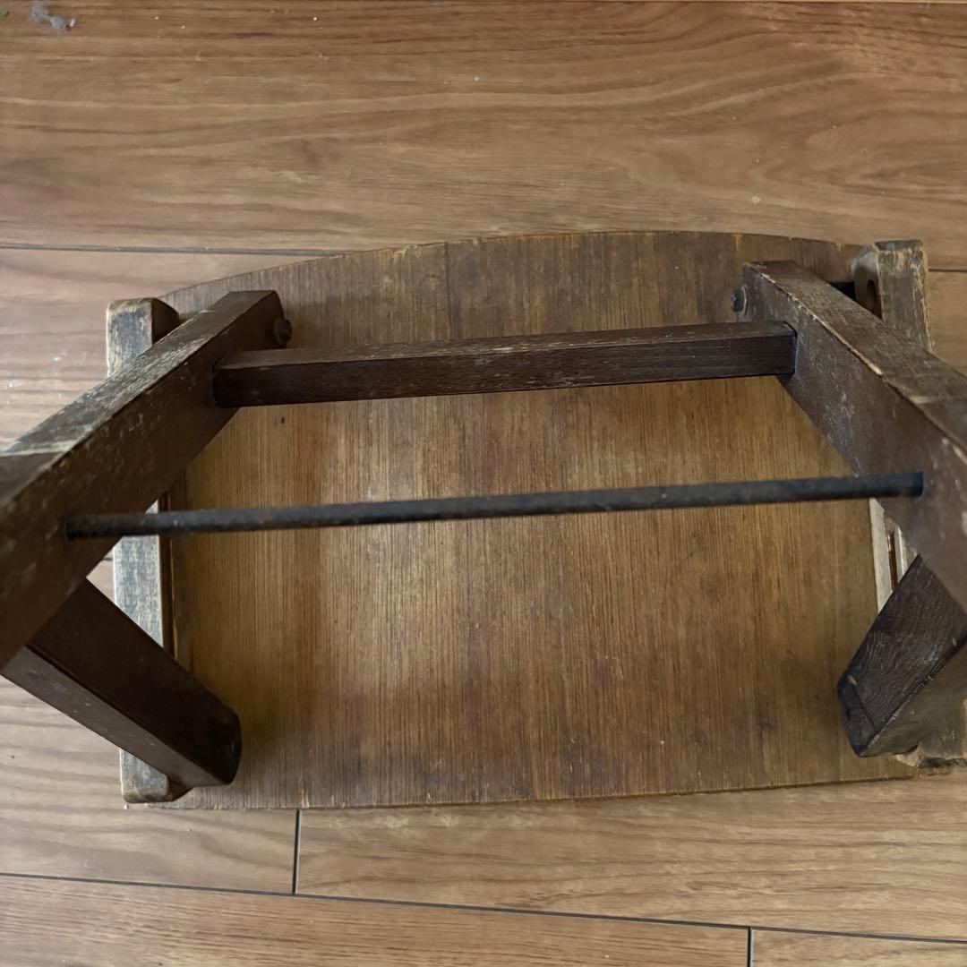 希少　ヴィンテージ RICCAR リッカー　折りたたみスツール　椅子　ミシン