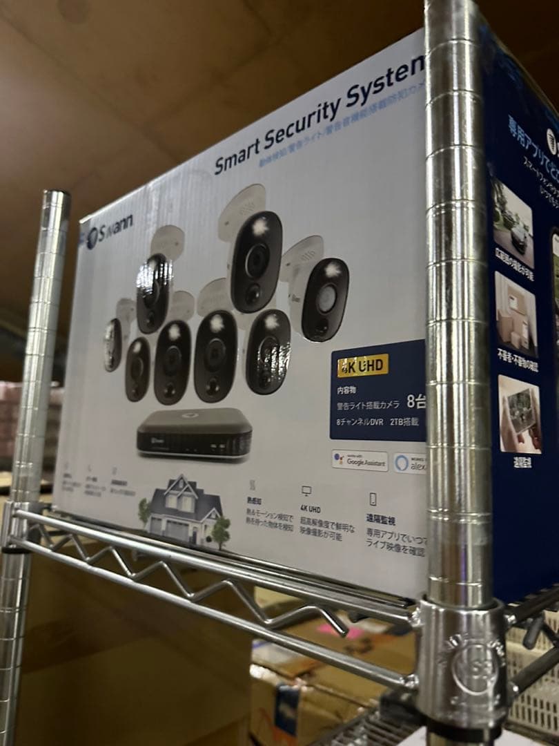 スワンSwann スマートセキュリティーシステム 4K UHD 8台カメラ