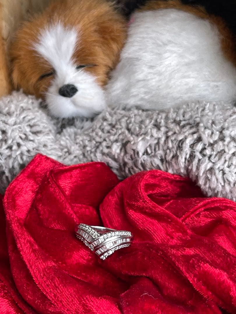 ⭐︎ プラチナ900 バケットダイヤ　リング