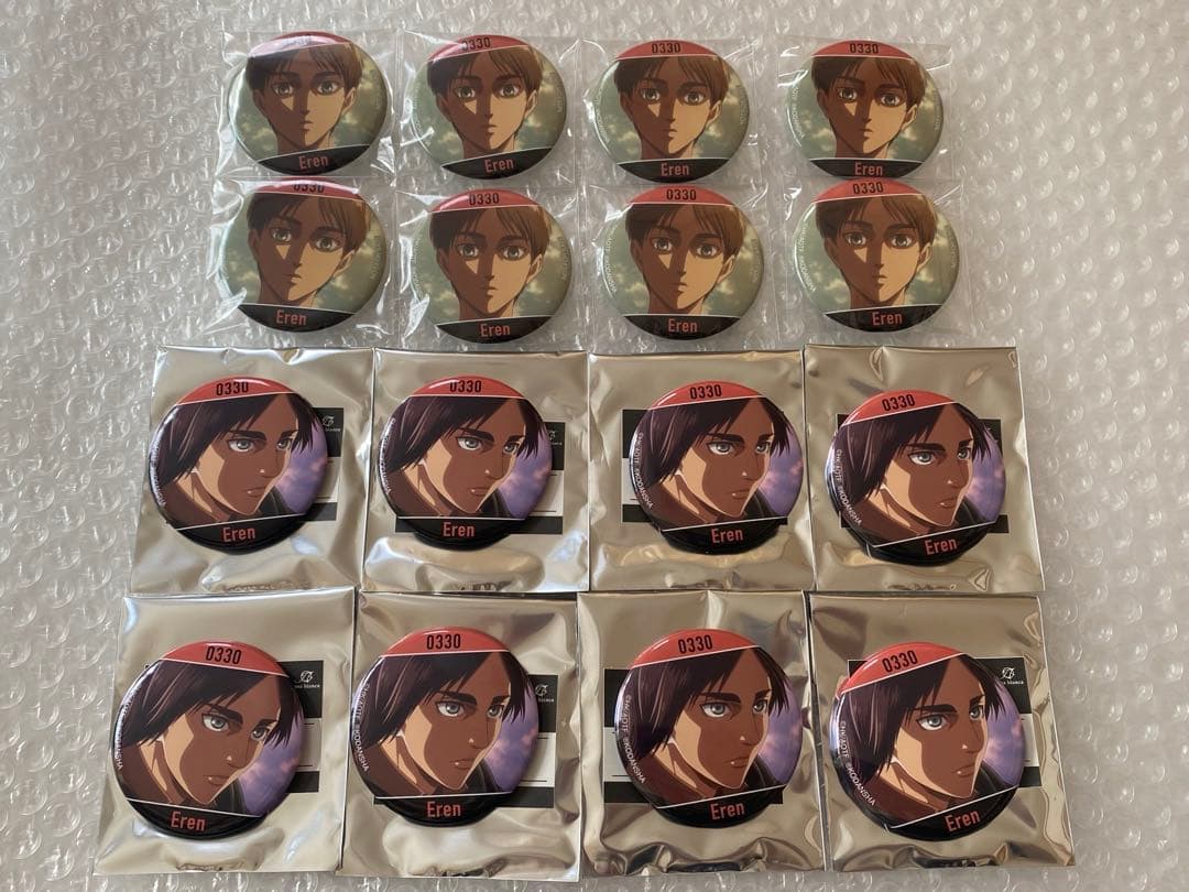 進撃の巨人　vol.3 缶バッジ　エレン