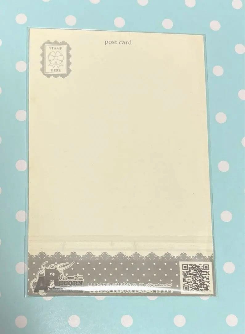 家庭教師REBORN 沢田綱吉　リボアニ　ポストカード　ホワイトデー