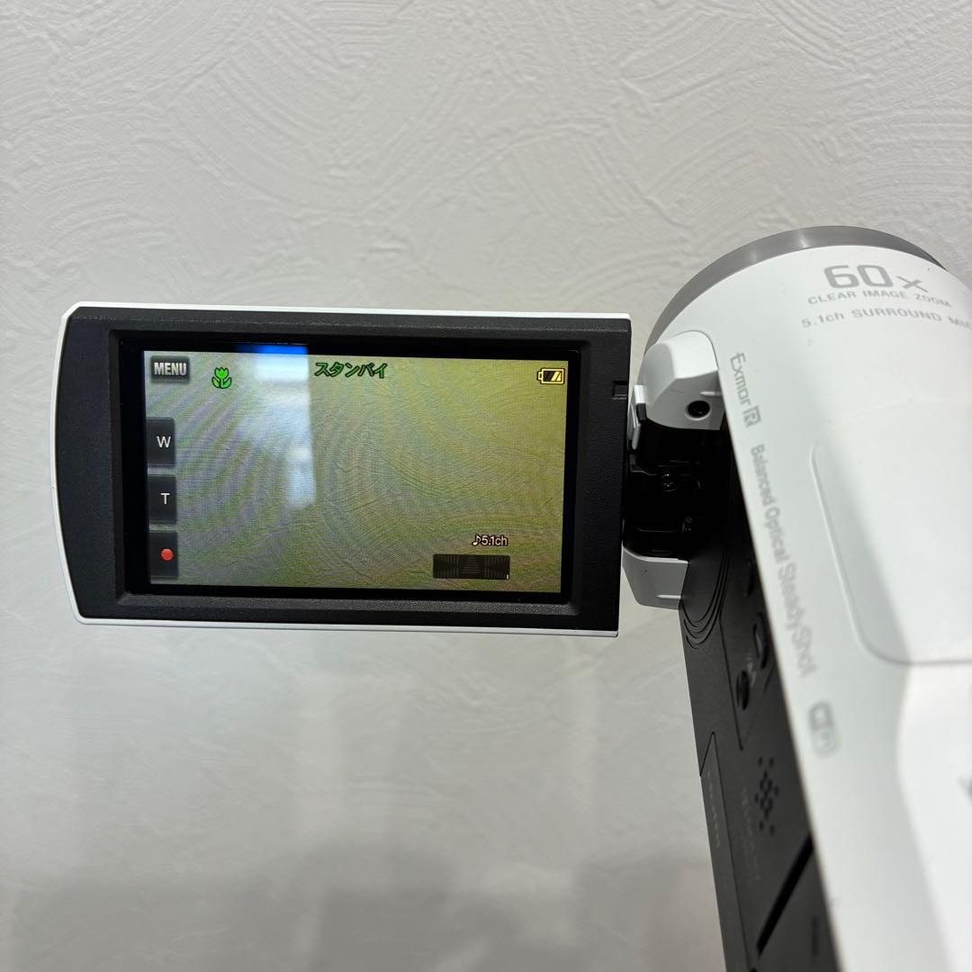 Wi-Fi対応♪ SONY HDR-CX680 ホワイト