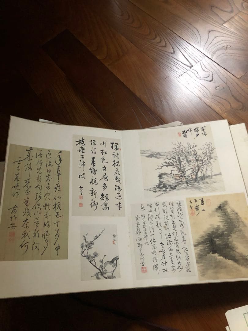 昭和初期　新潟画家　水墨画　江戸から昭和頃　画集　合計82枚　作者名２枚目にあり