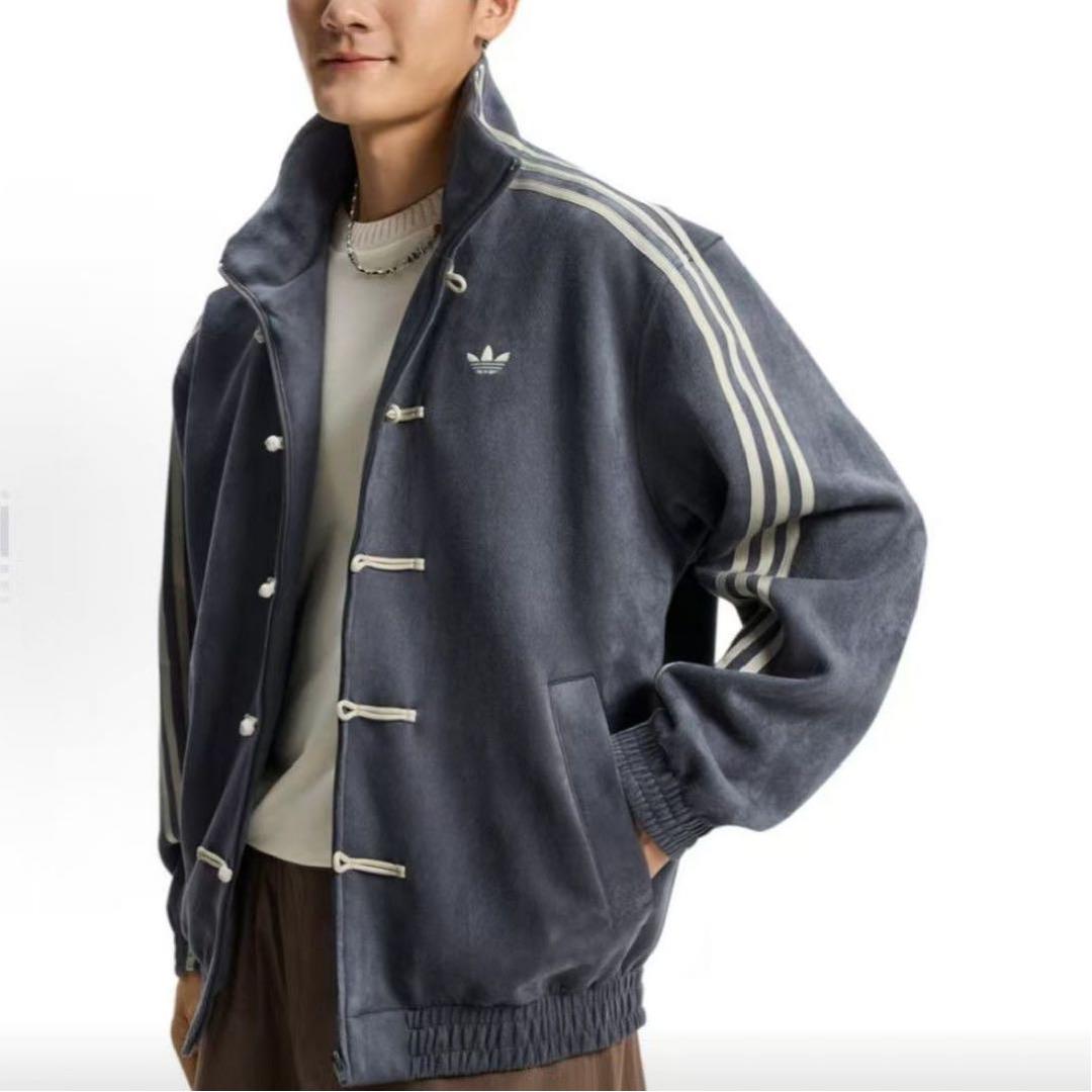 adidasアディダス 中国限定 蛇年トラックジャケットダーククレーXLサイズ”