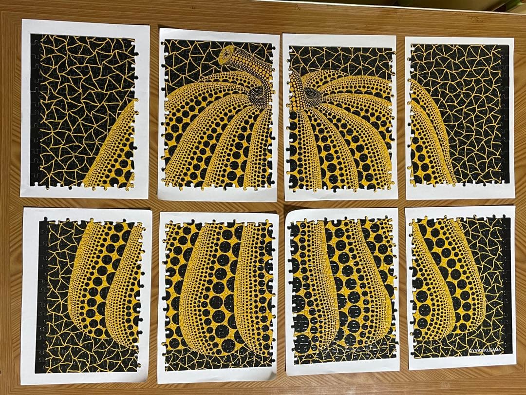 【準完成品】草間彌生「パンプキン」1000ピースジグソーパズル