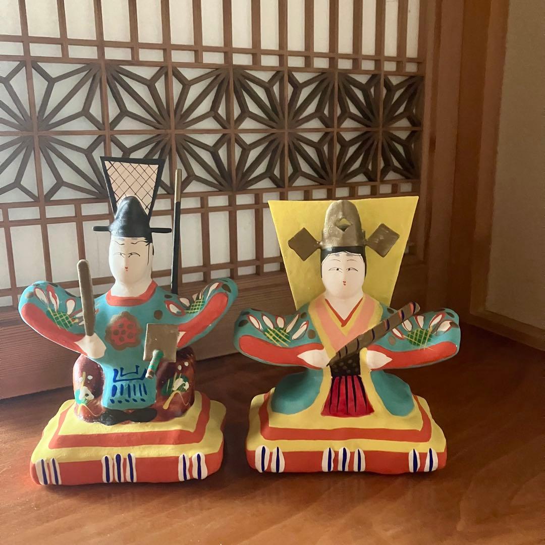 三春張子　雛人形　郷土玩具