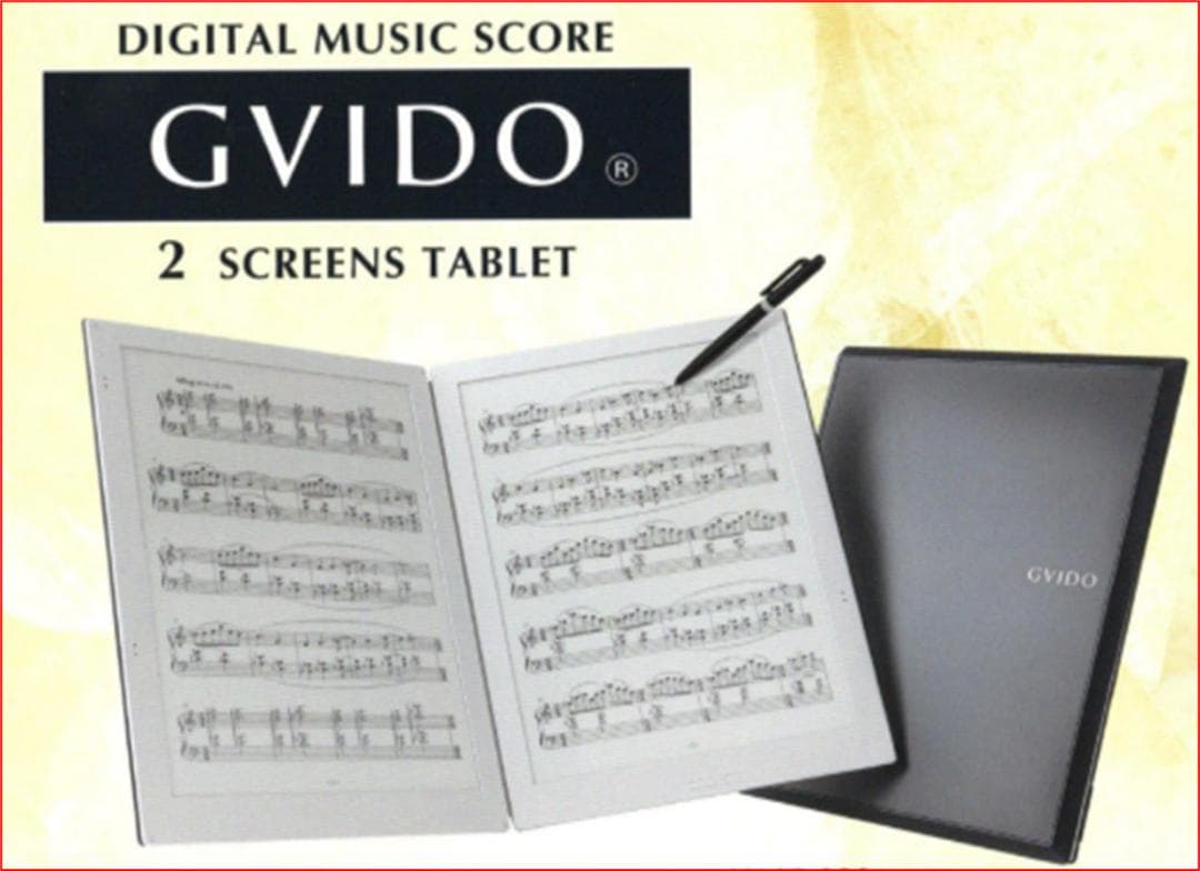 m*p様 GVIDO 2画面電子楽譜タブレット新品未使用元箱付き「特別出品」在庫