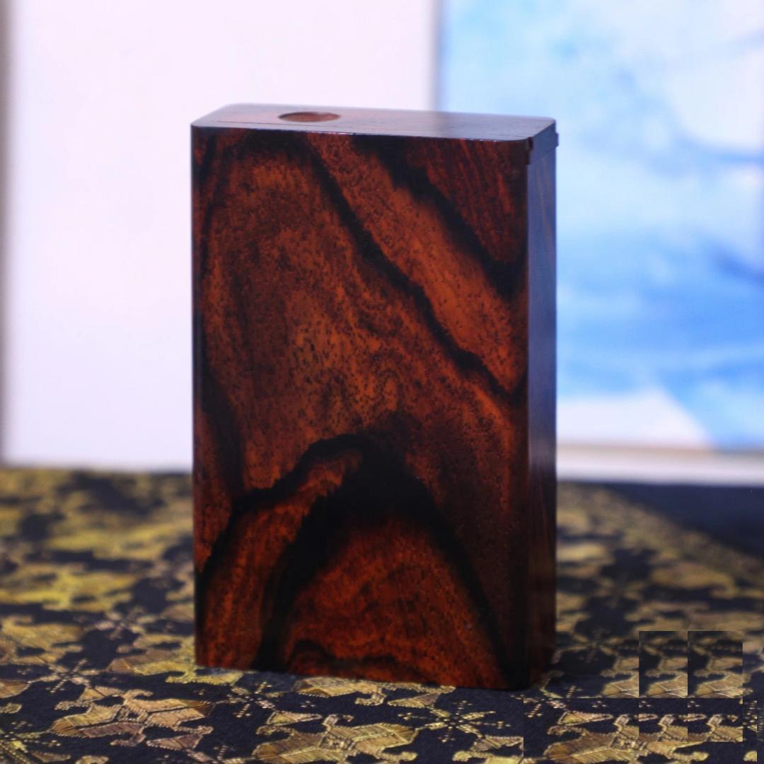 天然木 無垢材 シガレットケース｜一点物 木目が美しい｜手作り 煙草ケース