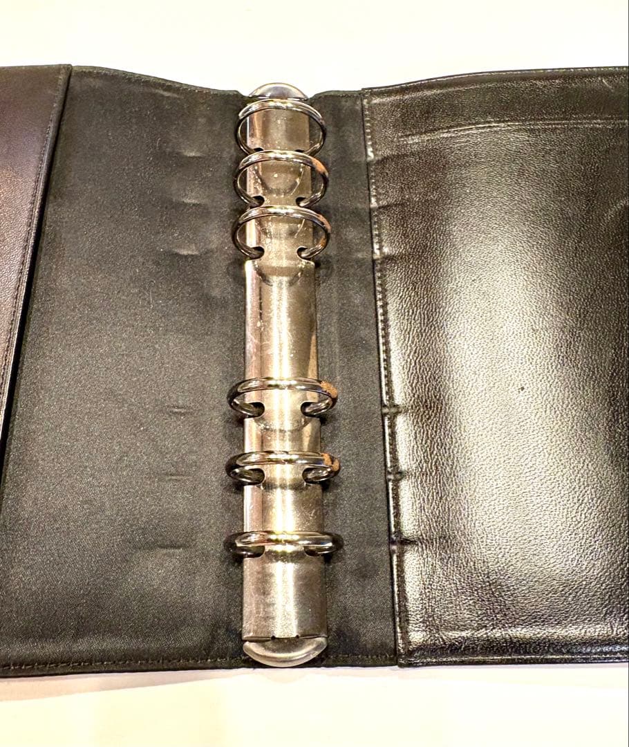 シャネル☆システム手帳　ニュートラベルライン　アジェンダ　ココマーク　ロゴ　黒