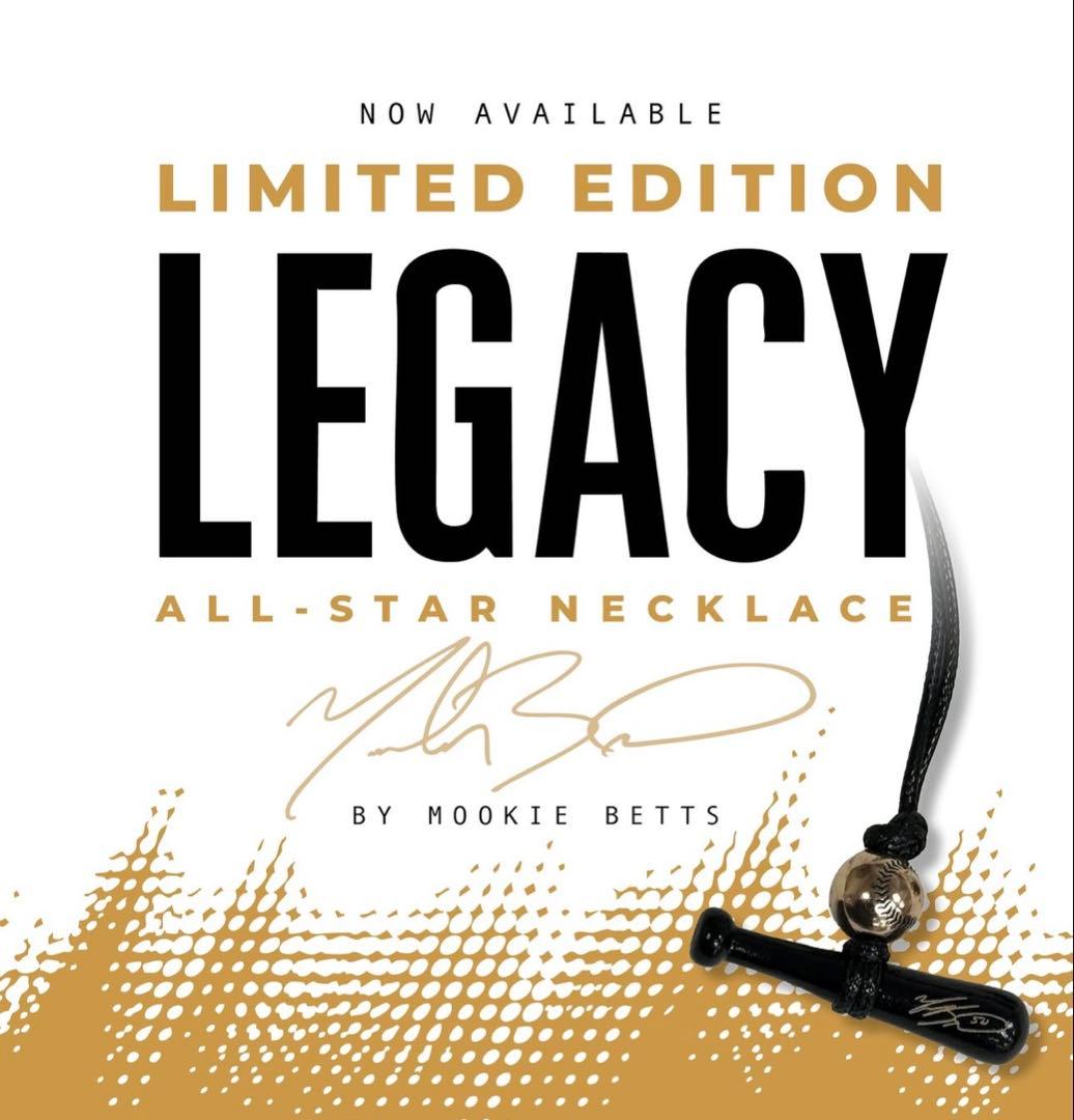 【残一つ】ムーキー•ベッツ　Allstar pieces ネックレス　ブラック