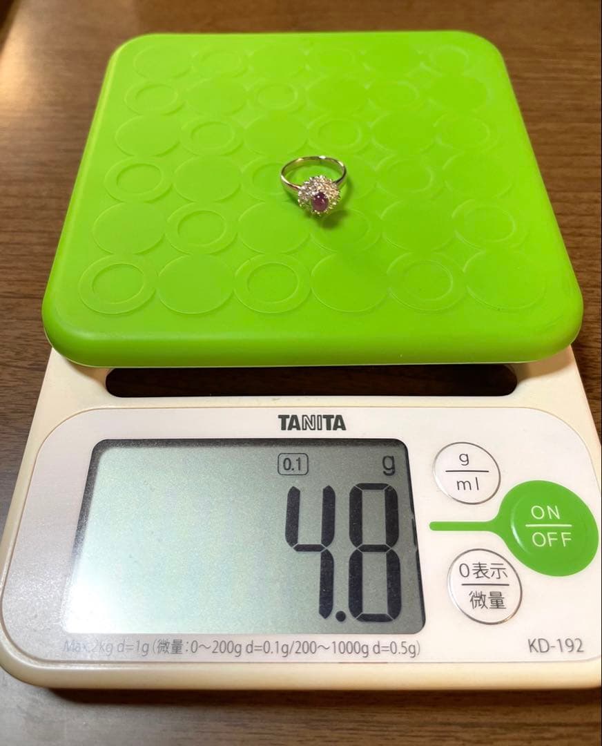 のりくん　pt850 スターサファイア ダイヤモンド　リング