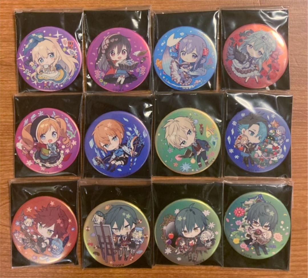 未使用 しゃぼん缶バッジ 全種コンプセット グリムノーツRepage  茶々ごま