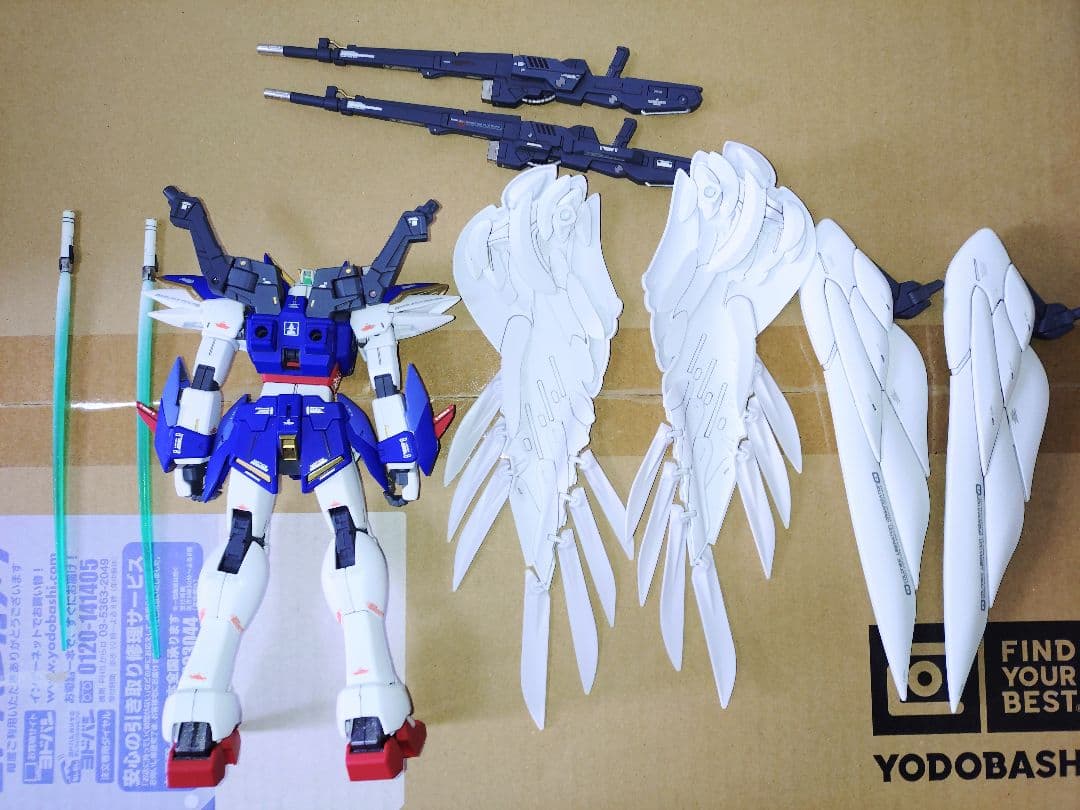 MGウイングガンダムゼロＥＷ版　塗装済み完成品 2体 素組4体ガンプラまとめ売り