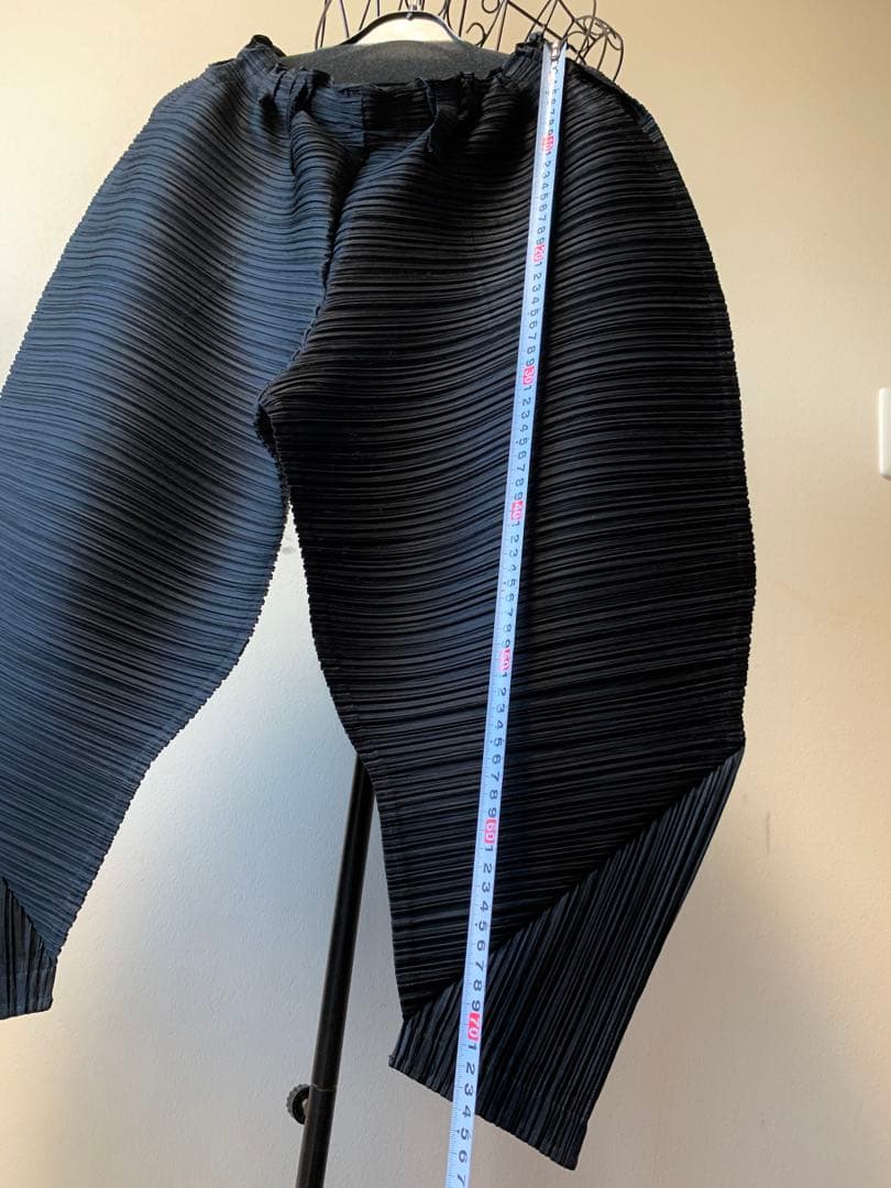 PLATS PLEASE 横プリーツ サルエルパンツ