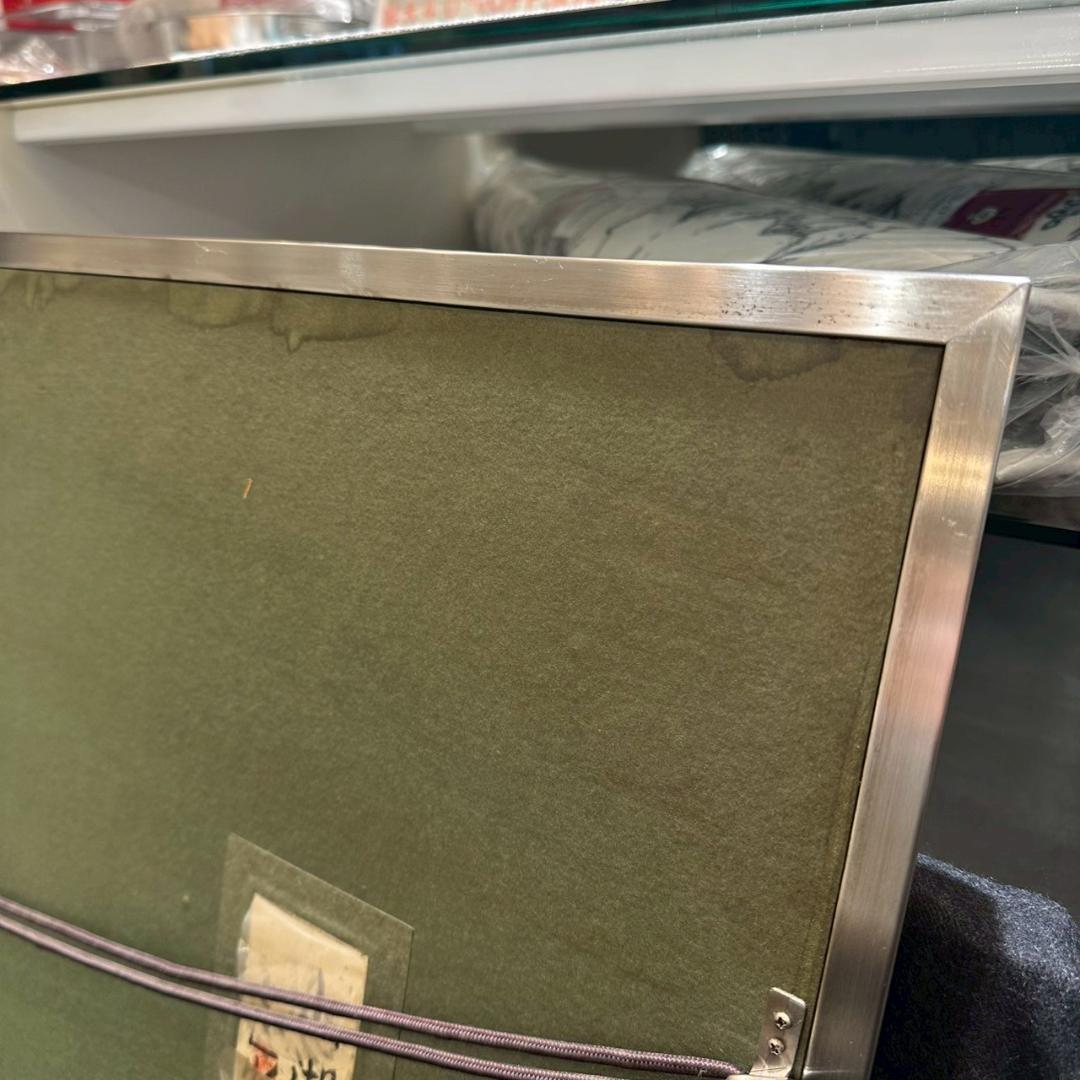 iΦ【真作】箱崎正秋 山湖 共シール 絵画 日本画 10号 肉筆 美術品