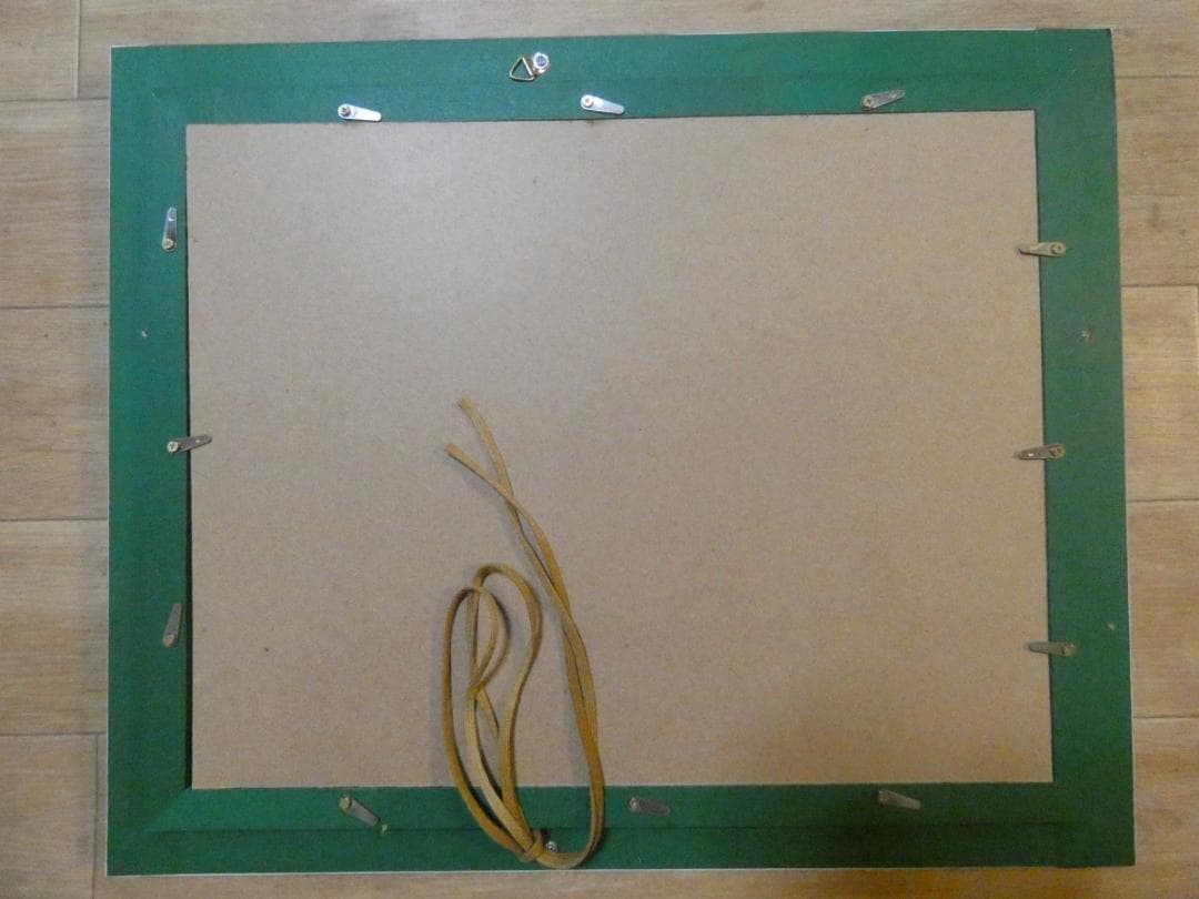 油絵　額付き　水森亜土　 F6 【　人物　】手描き