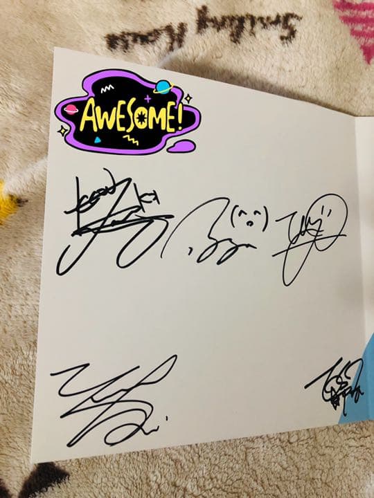 超特急　デイリーヤマザキ  直筆サイン本