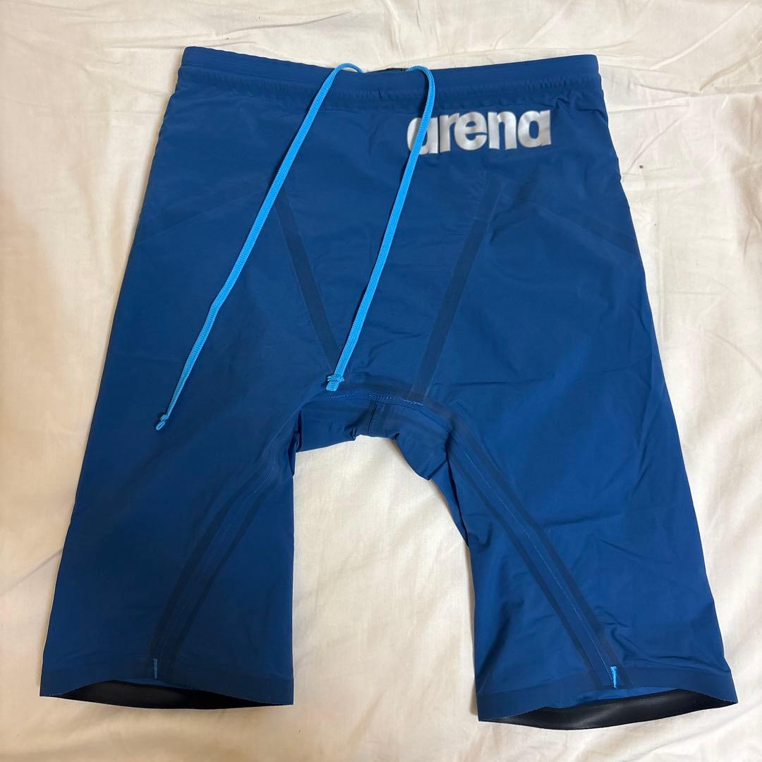 arena 競泳用ショートパンツ 青
