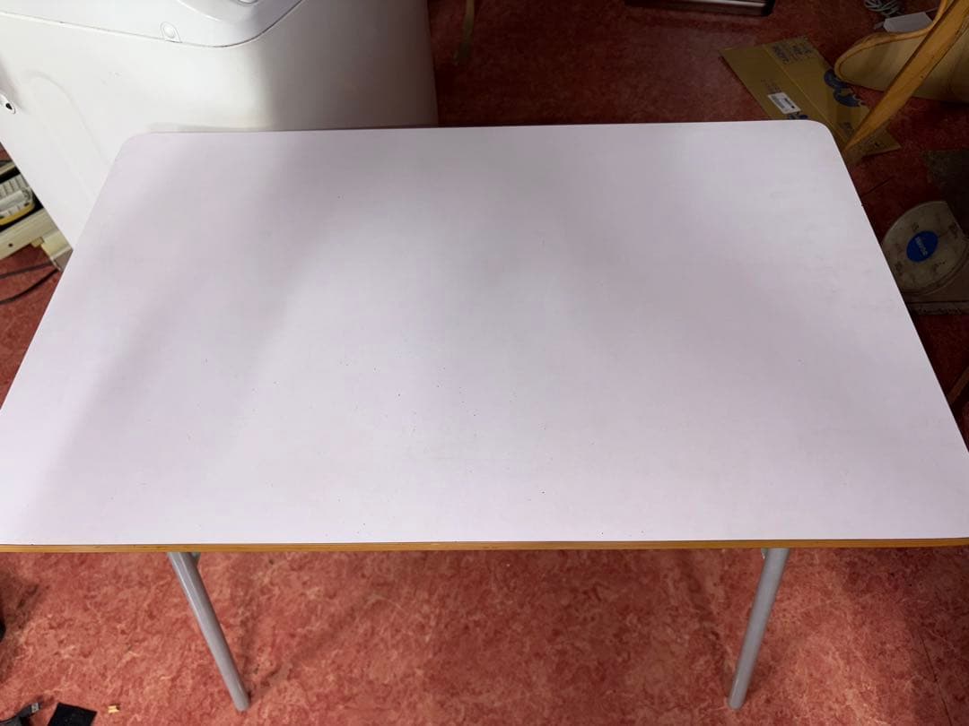 YP1109 無印良品　廃盤　メラミン天板折りたたみテーブル　サイドテーブル