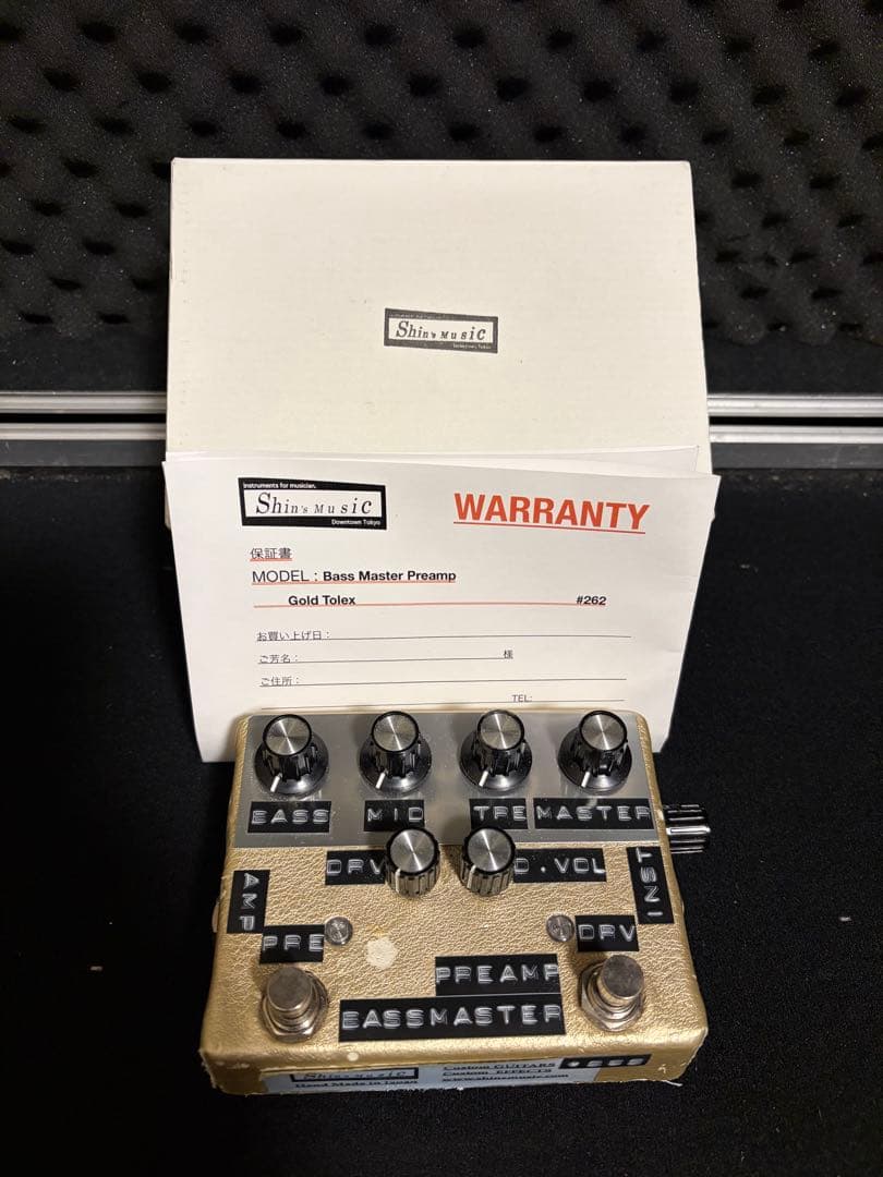 ベース Shin's Music Bass Master Preamp