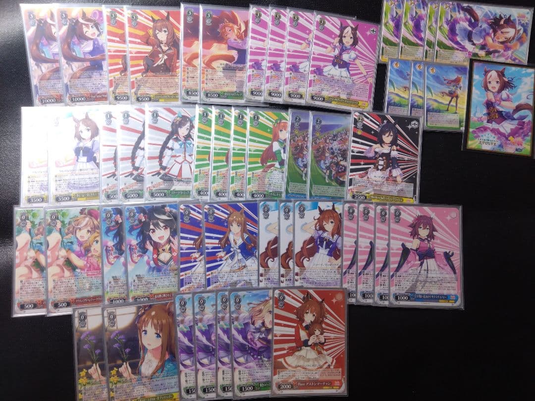 引退品ヴァイスシュヴァルツ ウマ娘デッキ7個+ディズニーデッキ セット