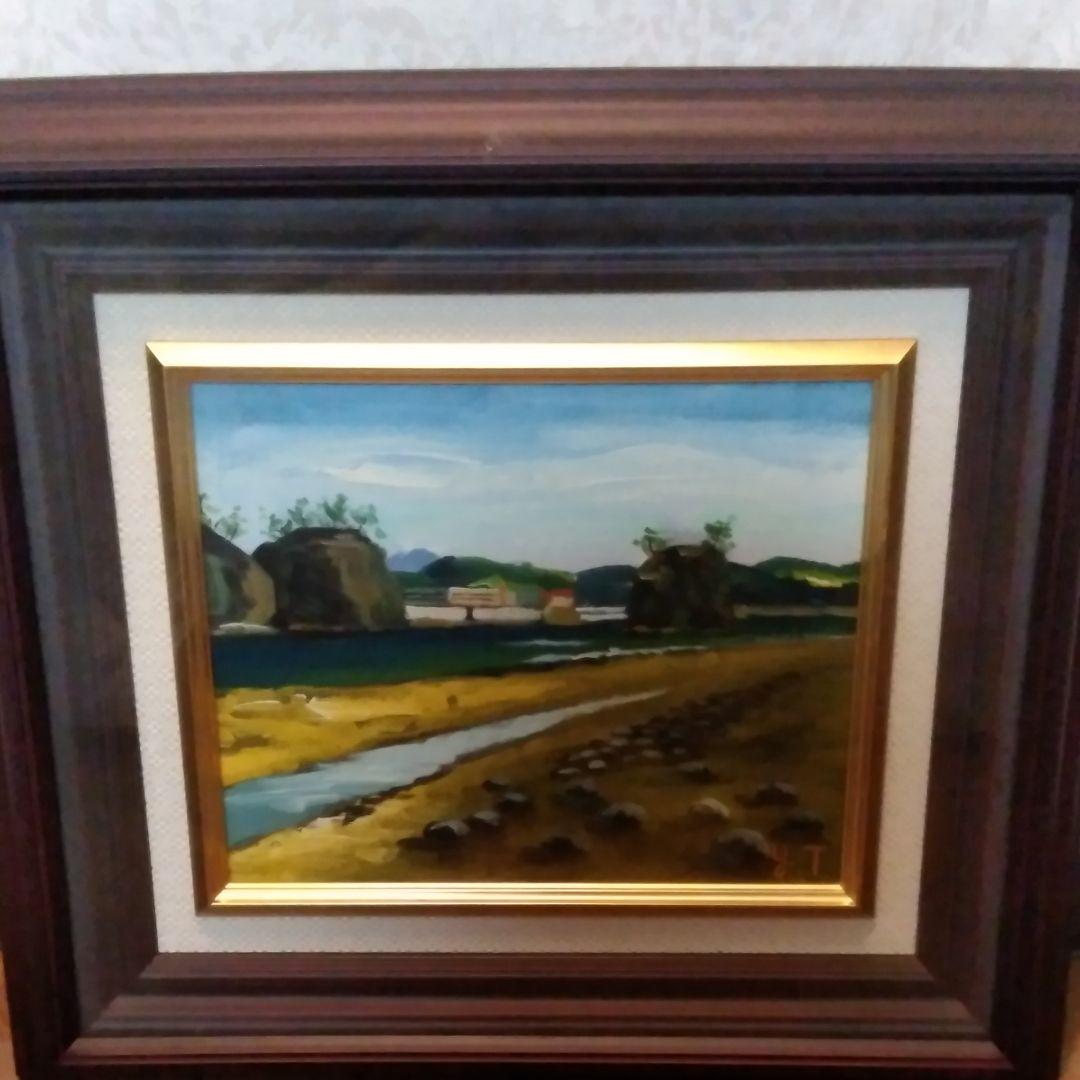 高原良雄　絵画 本物 額付き