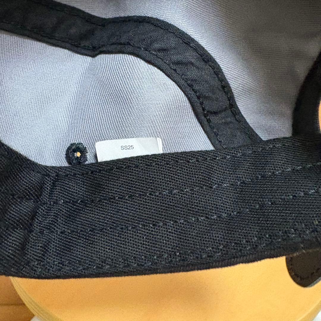 シュプリーム　チノ　キャンプキャップ　ジェットキャップ　ブラック　黒　25SS