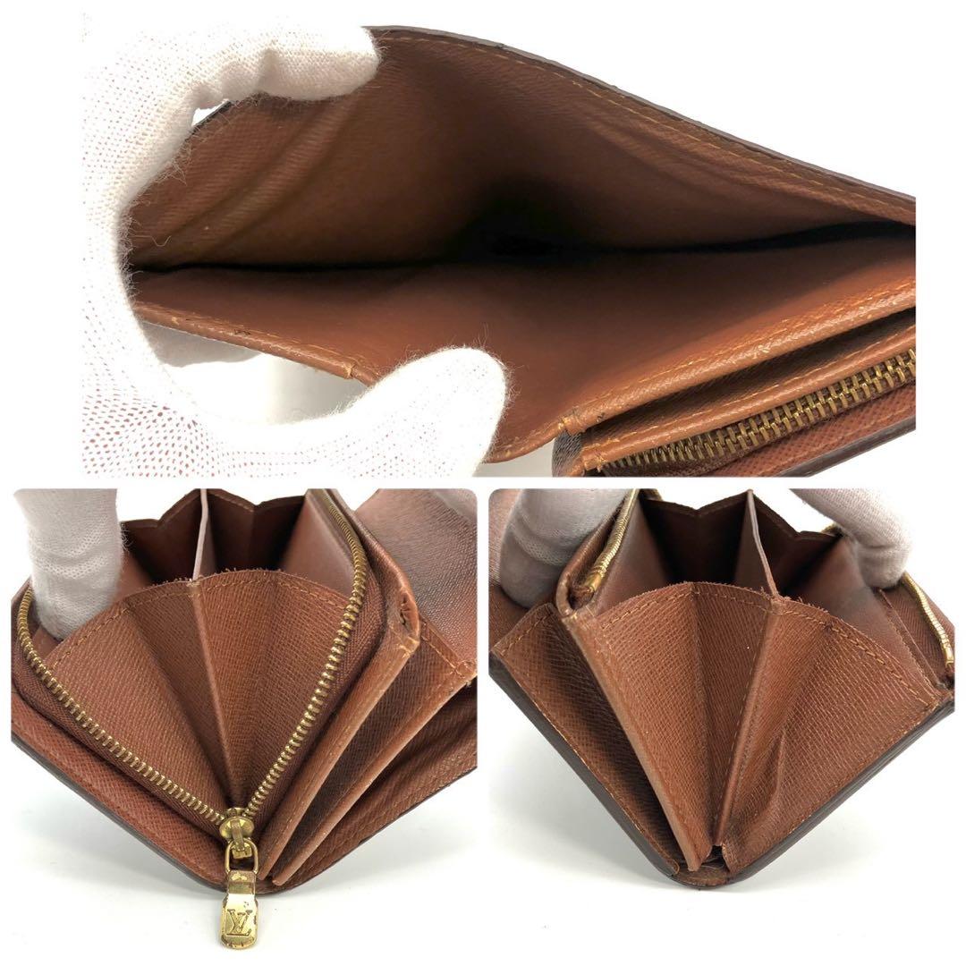 正規品 ルイヴィトン 新型 トレゾール 二つ折り財布 モノグラム