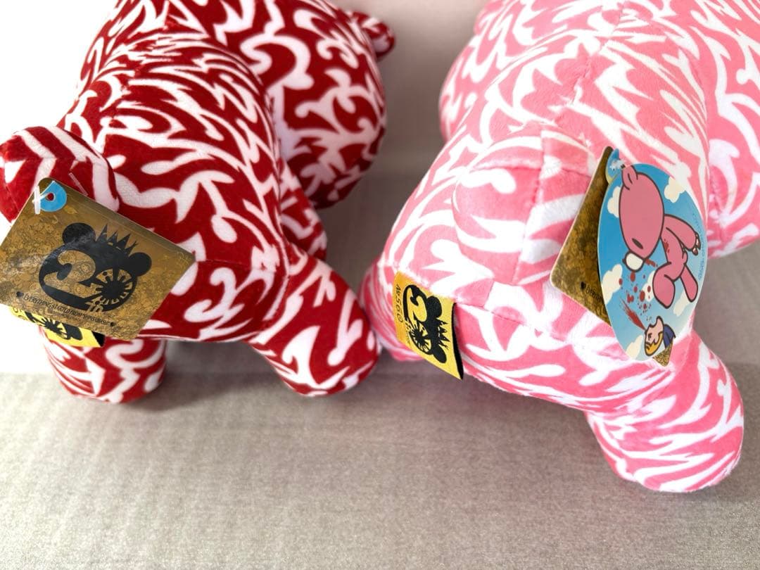 タグ付 いたずらぐまのグル〜ミ〜 ぬいぐるみ　20周年　チャックスGP ポーチ