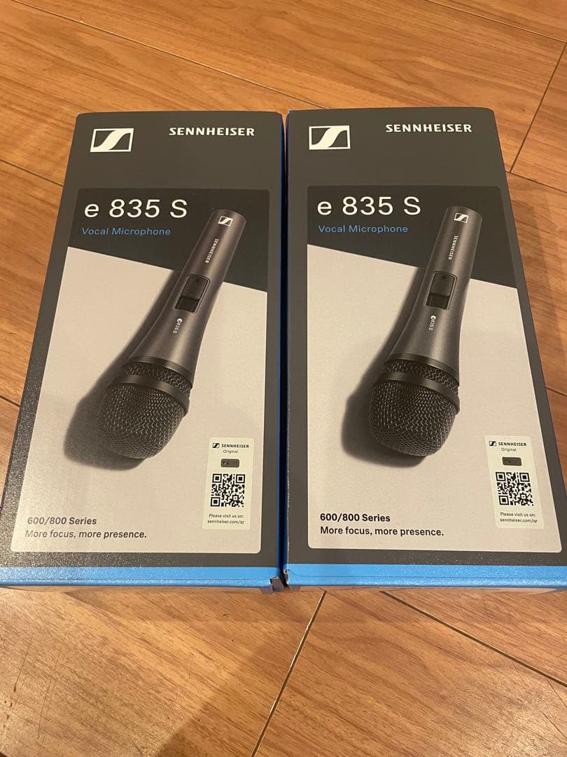 SENNHEISER e 835-S ダイナミックマイク スイッチ付 新品2本