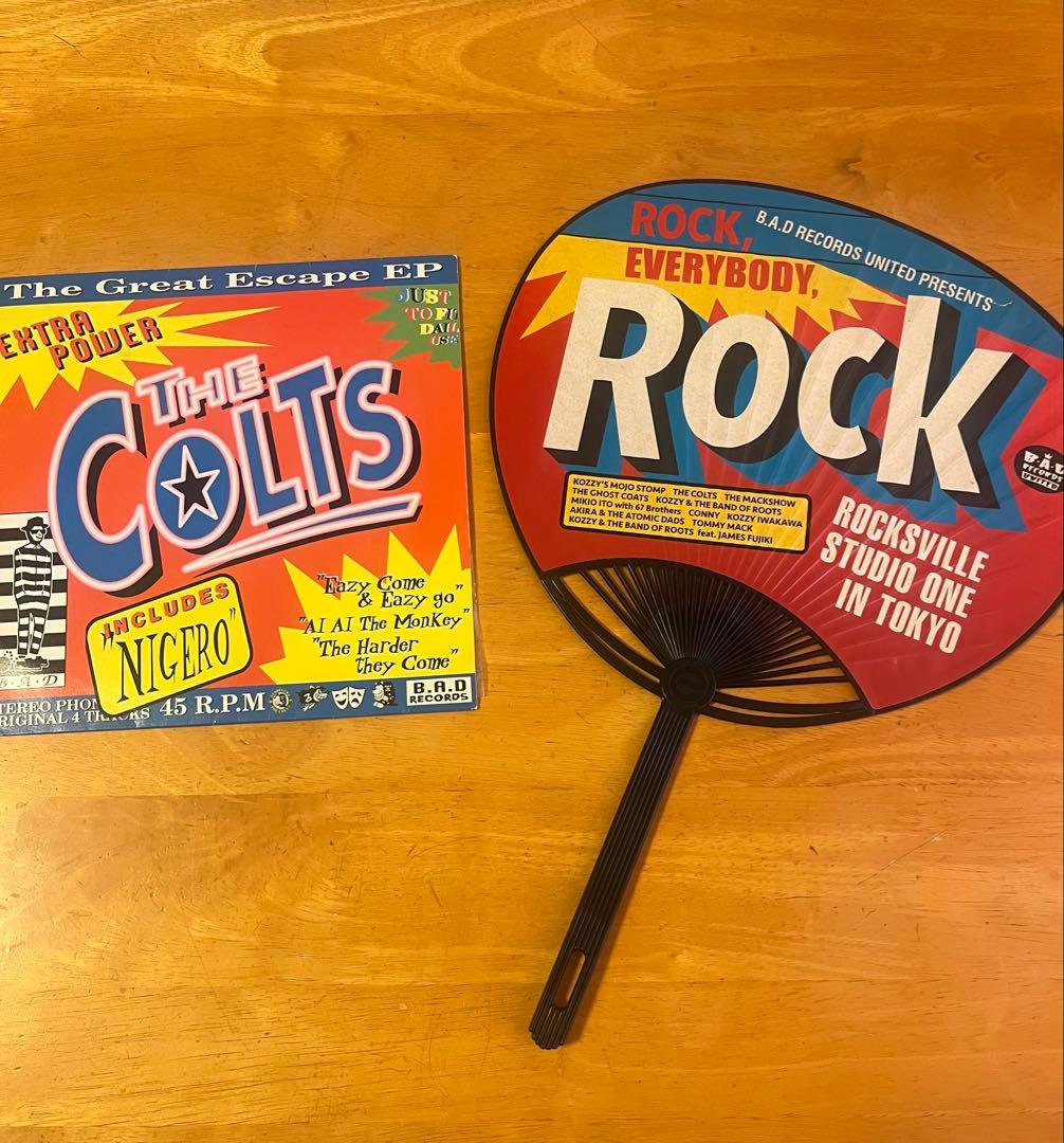 THE COLTS 激レアEPとうちわセット コルツ　マックショウ　岩川浩二